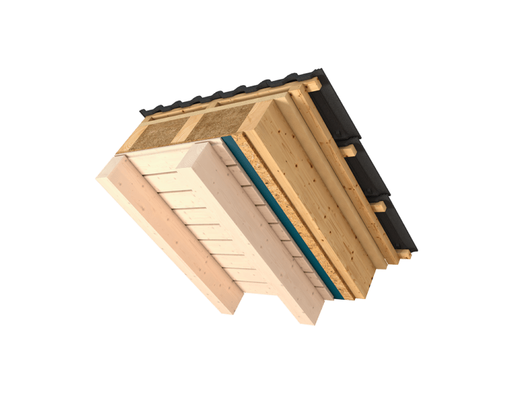 Holzbau Holzrahmenbauweise Sichtdachstuhl